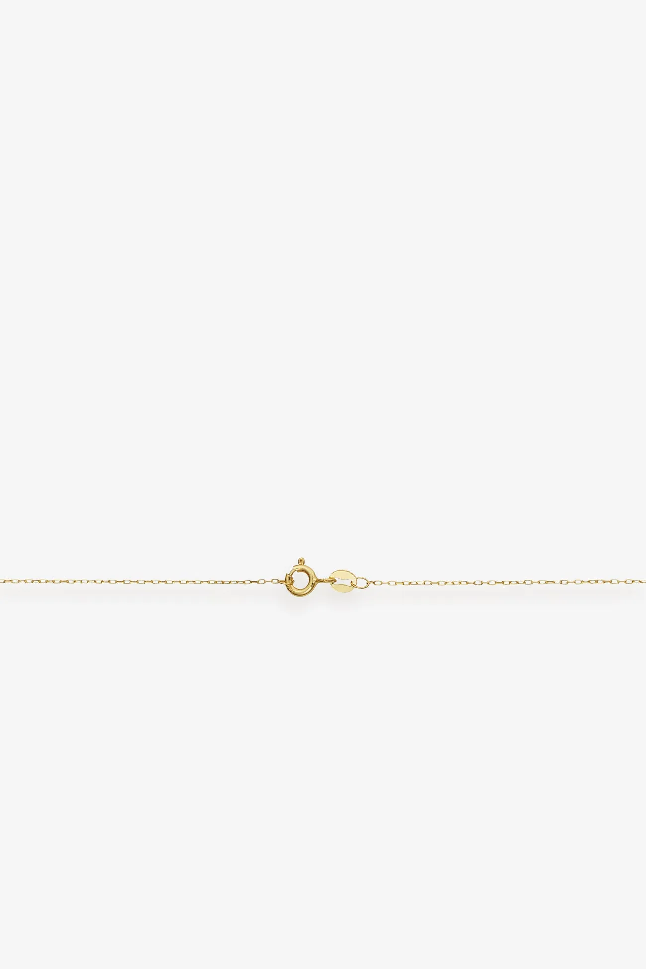 14k Gold Initial Tile Necklace