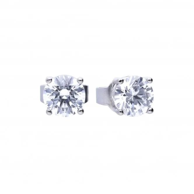 4 Claw Cubic Zirconia Studs 0.75ct E5906