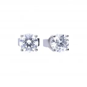 4 Claw Cubic Zirconia Studs 0.75ct E5906