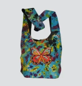Bag - Cotton Tie Dye Butterfly Bag