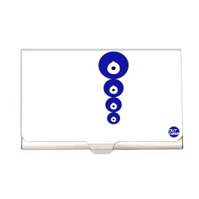 Designer Visiting Card Holder Nutcase - Evil Eye Lucky Stone