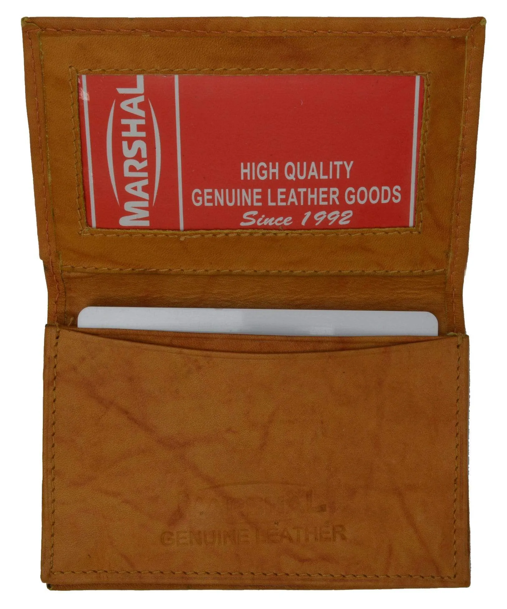 Genuine Cow Leather Business Card Holder