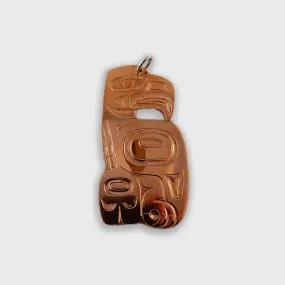 Haida Copper Eagle Pendant