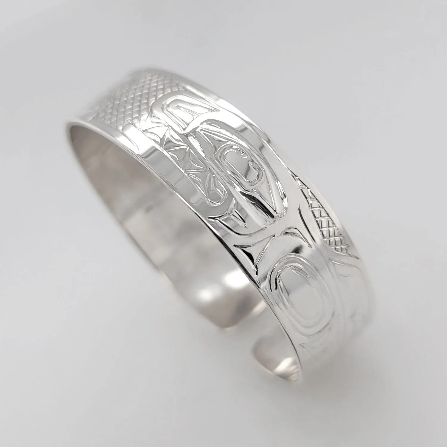 Haida Eagle & Orca 1/2" Spirit Bracelet