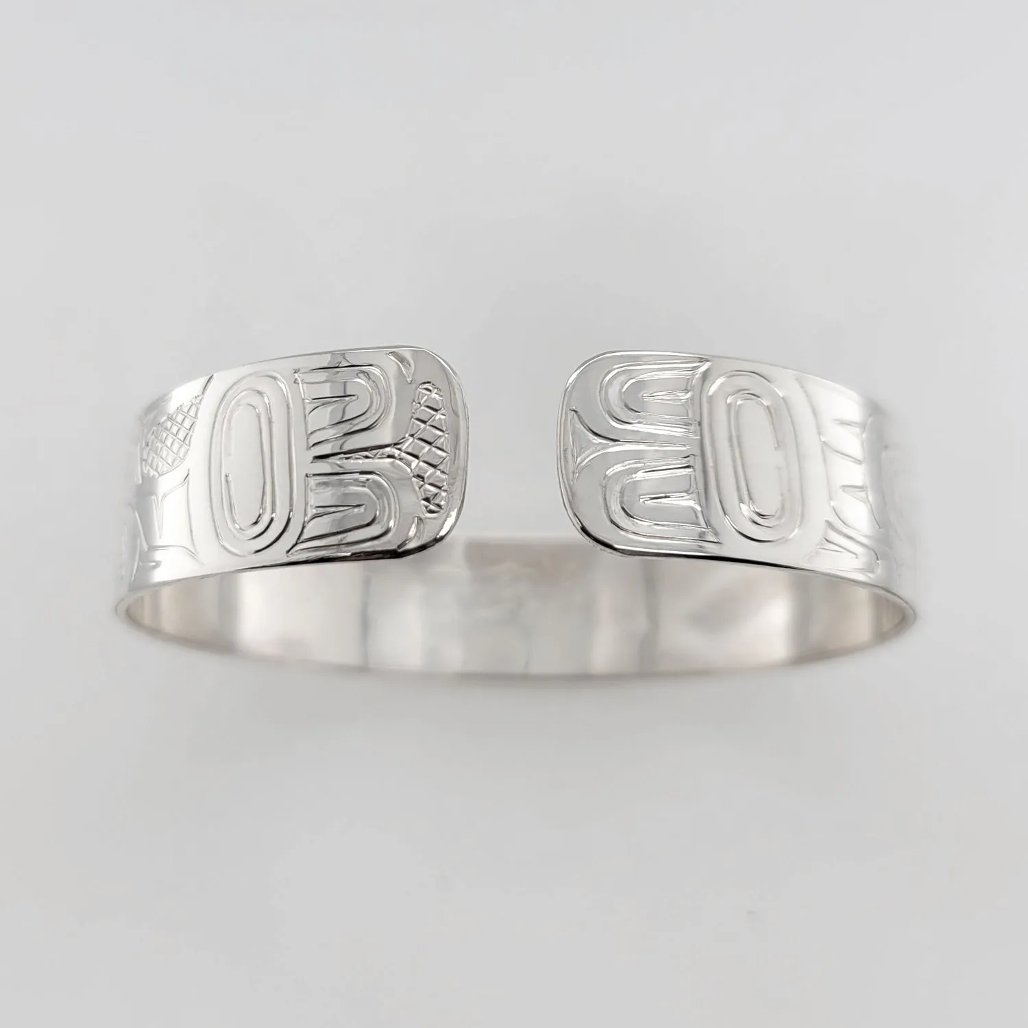 Haida Eagle & Orca 1/2" Spirit Bracelet
