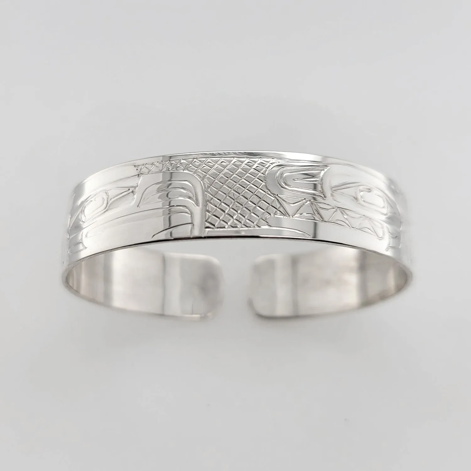 Haida Eagle & Orca 1/2" Spirit Bracelet