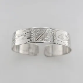 Haida Eagle & Salmon 1/2" Spirit Bracelet
