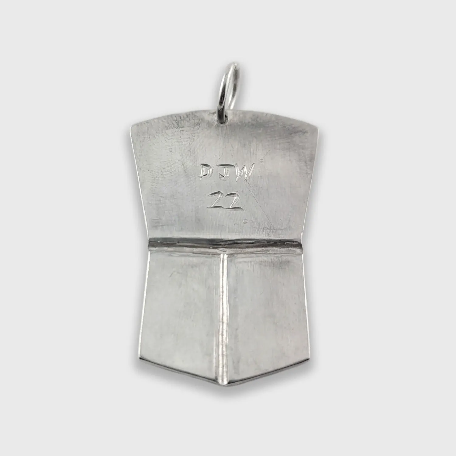 Haida Silver Eagle Copper Pendant