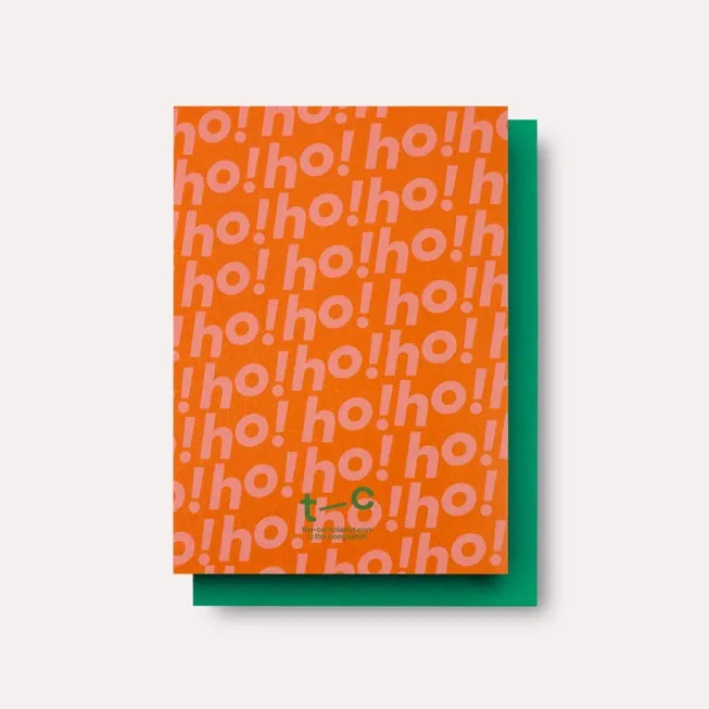 Ho Ho Ho Christmas Card by The Completist
