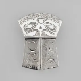 Large Copper Shield Eagle Pendant