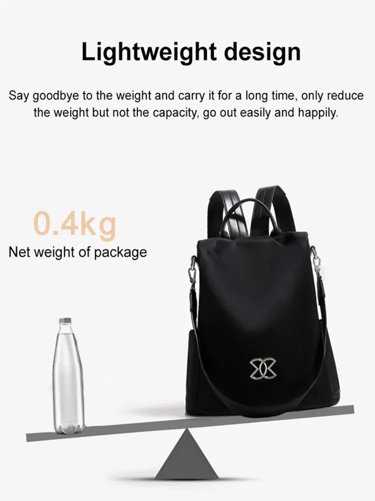 Lightweight Oxford Cloth Multifunctional Anti-theft Shoulder Bag, High Capacity.