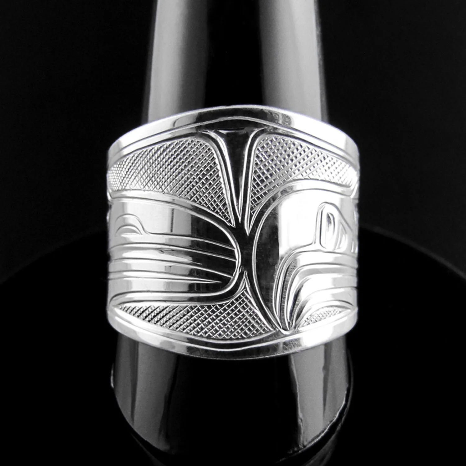 Love Birds Ring in Silver