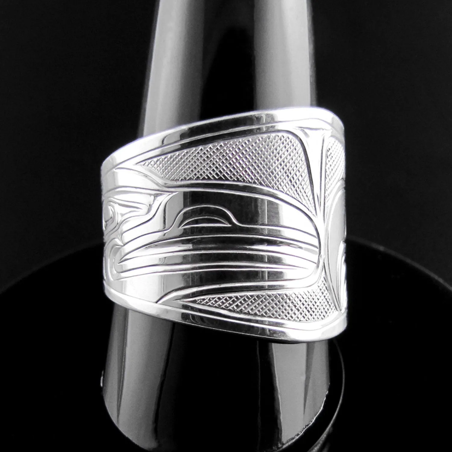 Love Birds Ring in Silver