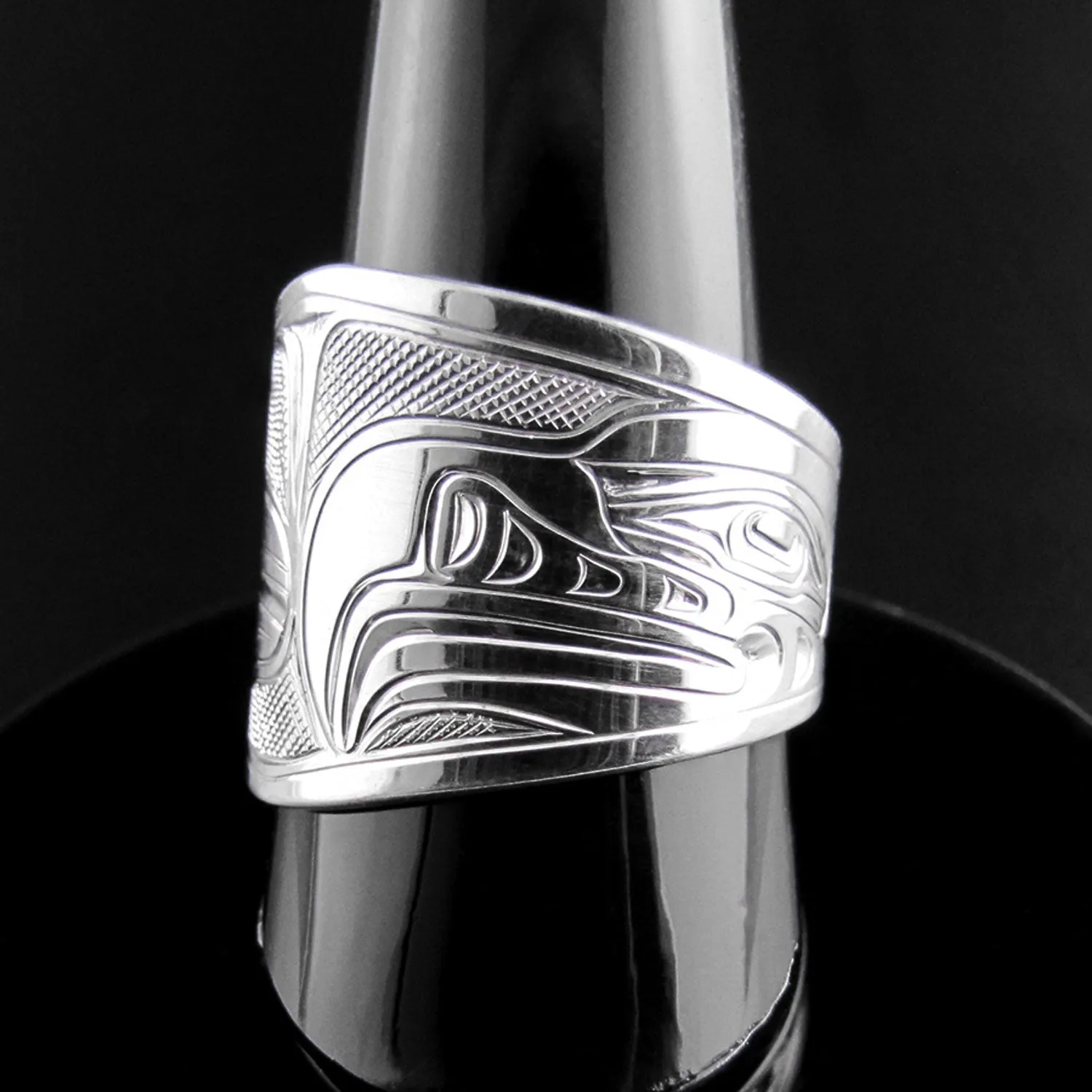 Love Birds Ring in Silver