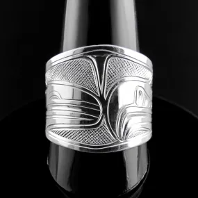 Love Birds Ring in Silver