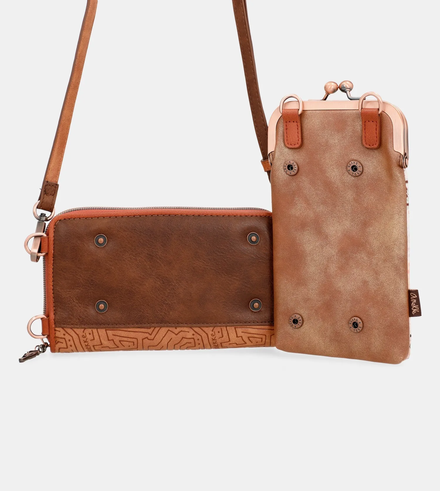Menire 2 in 1 messenger and wallet bag