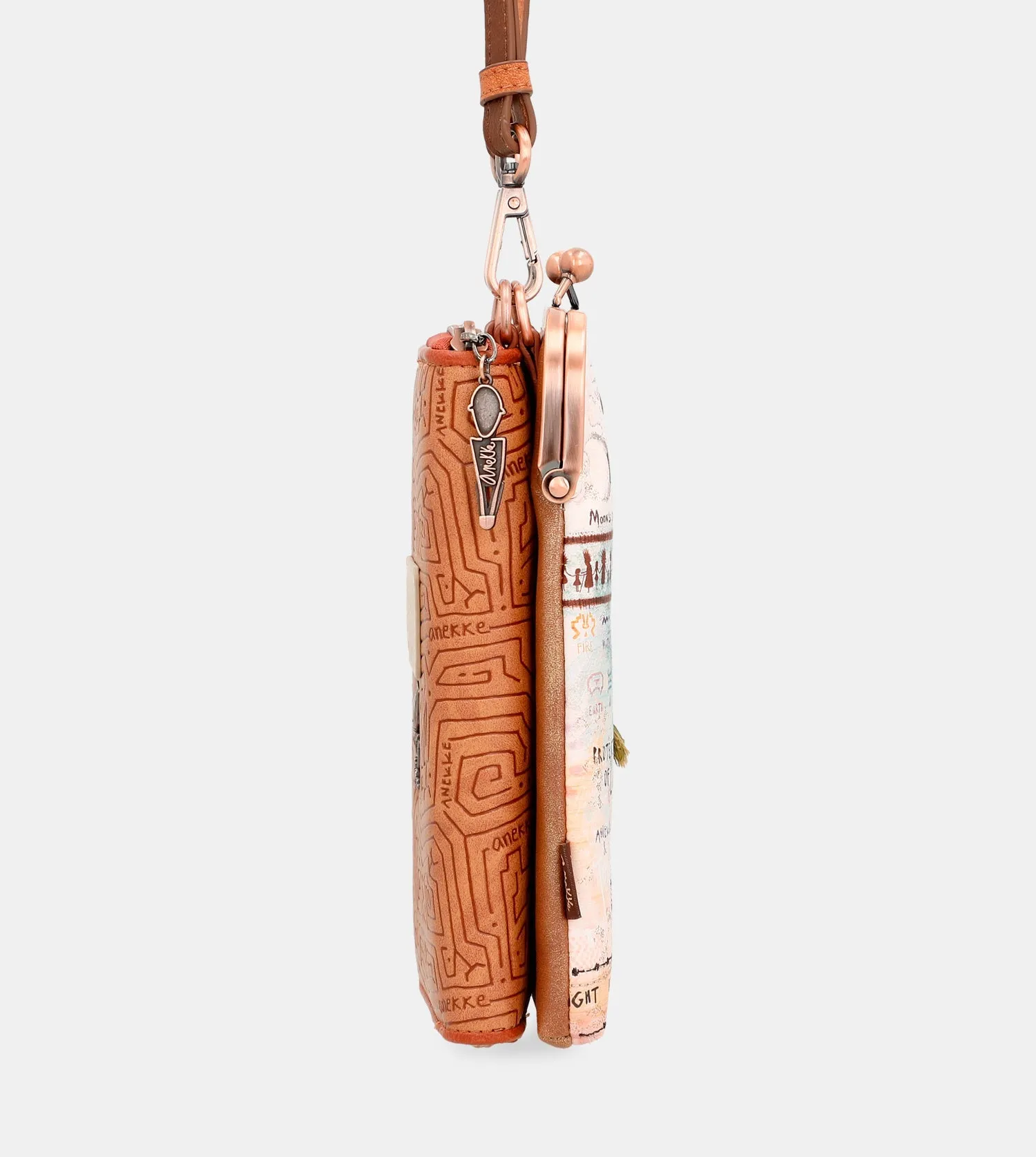 Menire 2 in 1 messenger and wallet bag