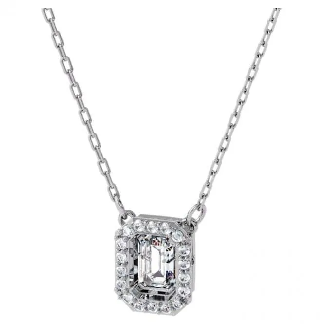 Millenia Square Cut Swarovski Zirconia White Necklace 5599177