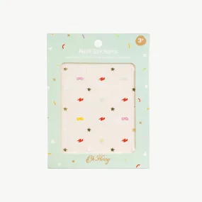 oh flossy nail stickers - superhero