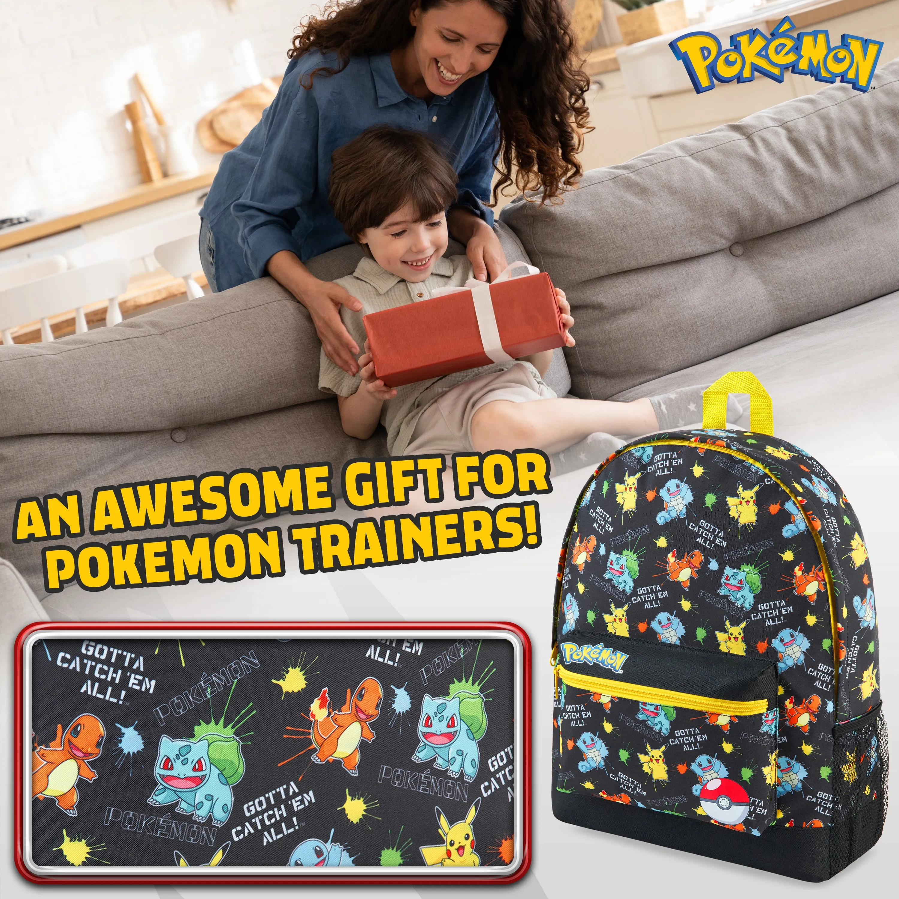 Pokemon Backpack -  Kids School Backpack