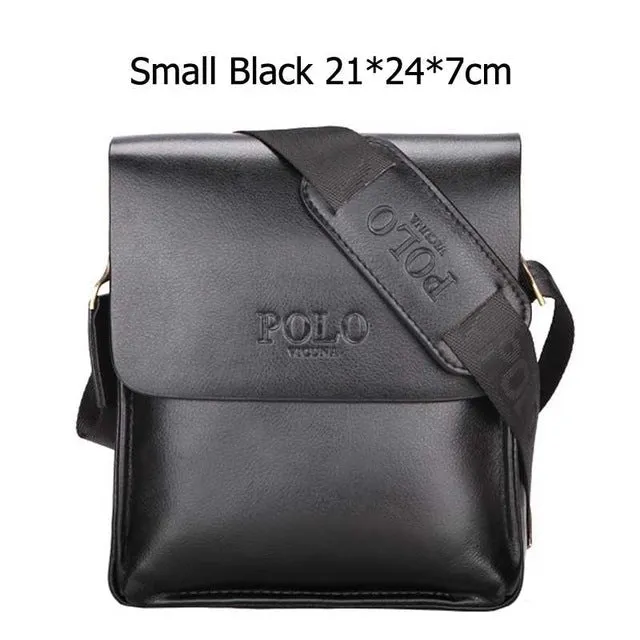 POLO Famous Brand Leather Men Bag