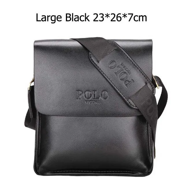 POLO Famous Brand Leather Men Bag