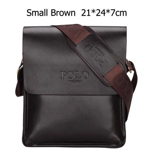 POLO Famous Brand Leather Men Bag
