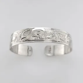 Silver 1/2" Eagle Bracelet