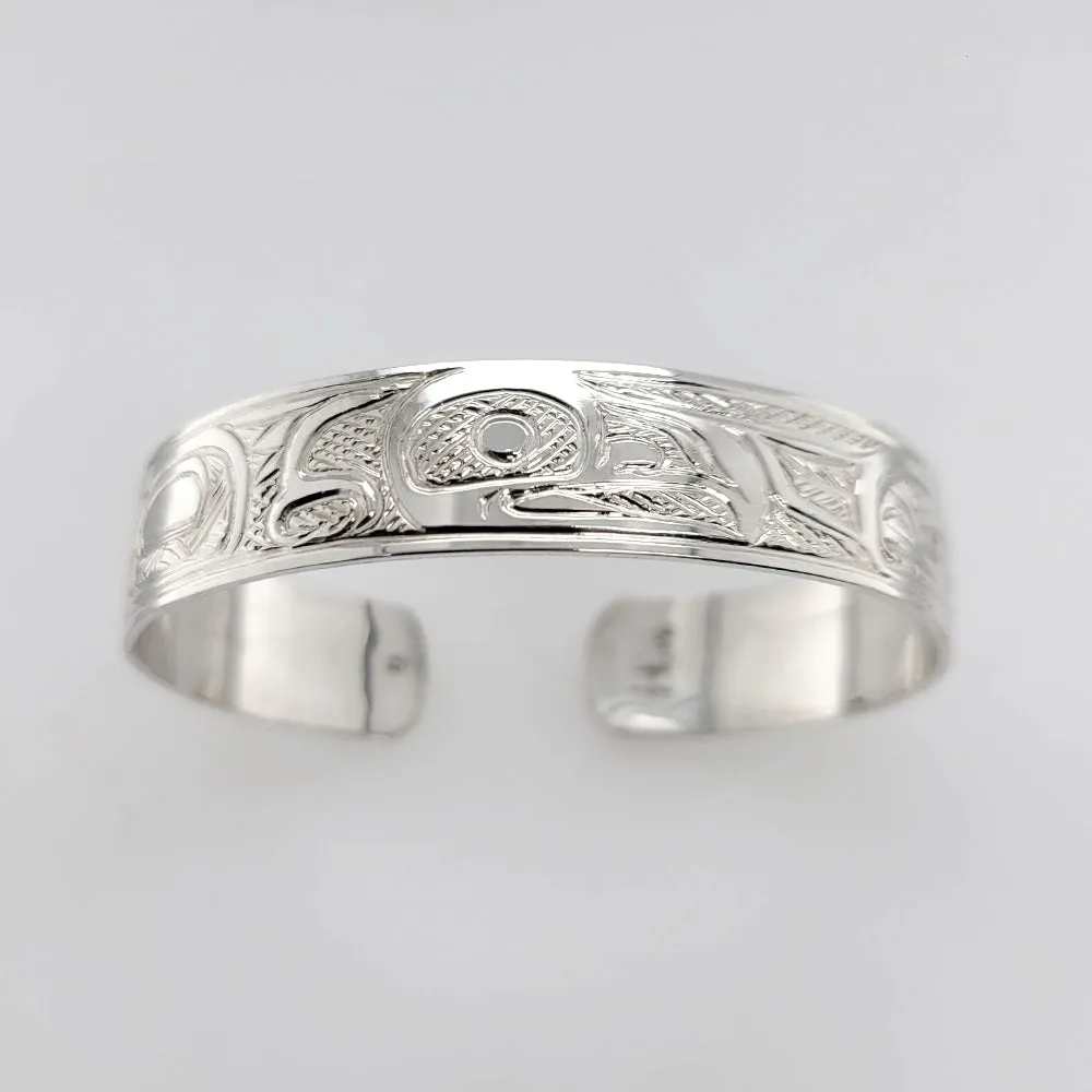 Silver 1/2" Eagle Bracelet