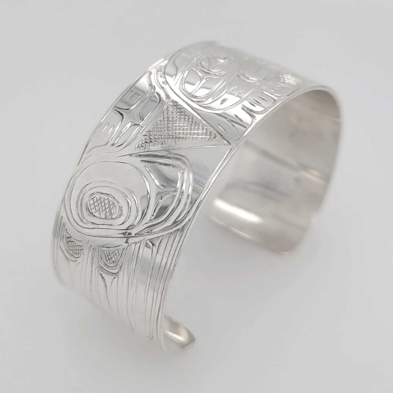 Silver 1" Eagle Bracelet