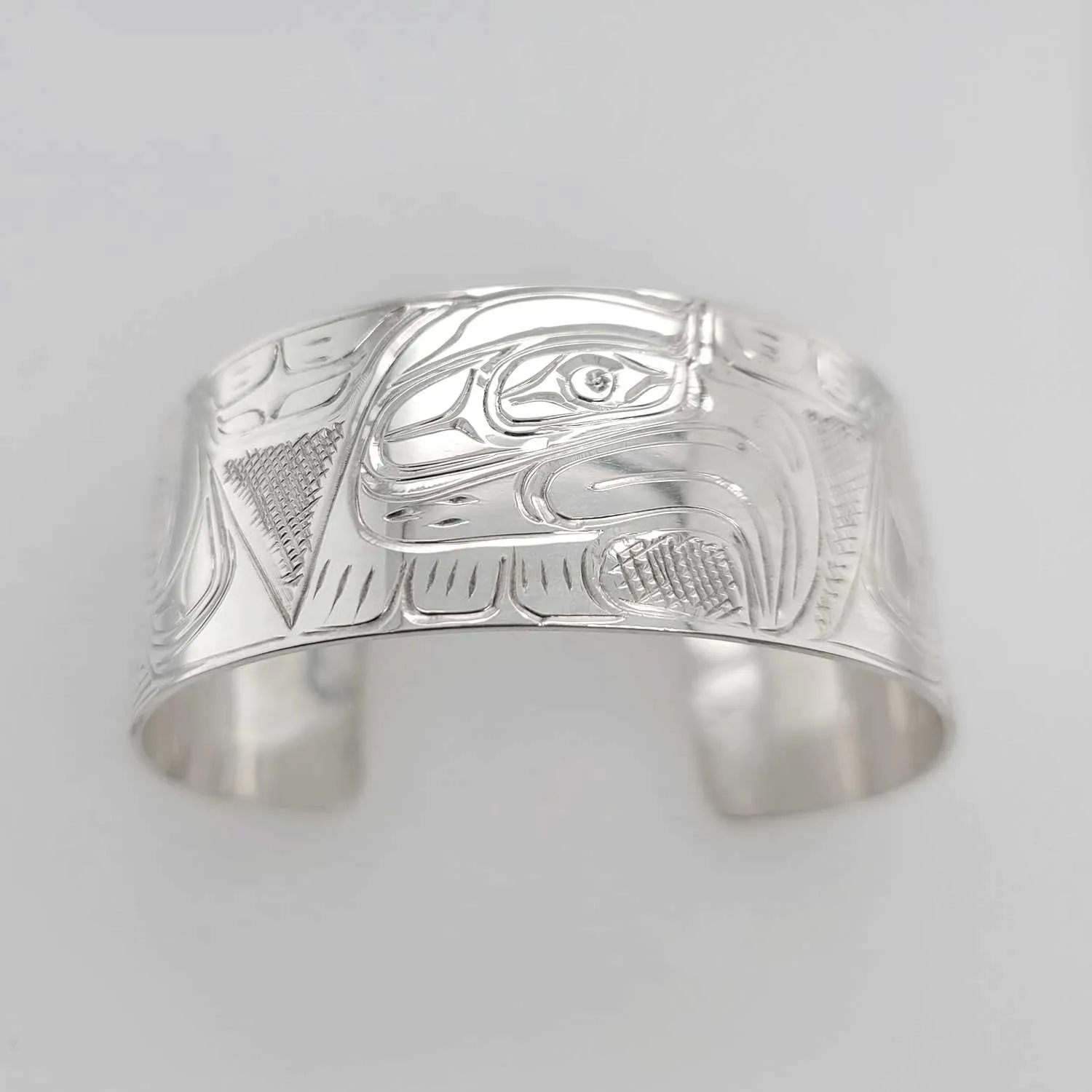 Silver 1" Eagle Bracelet