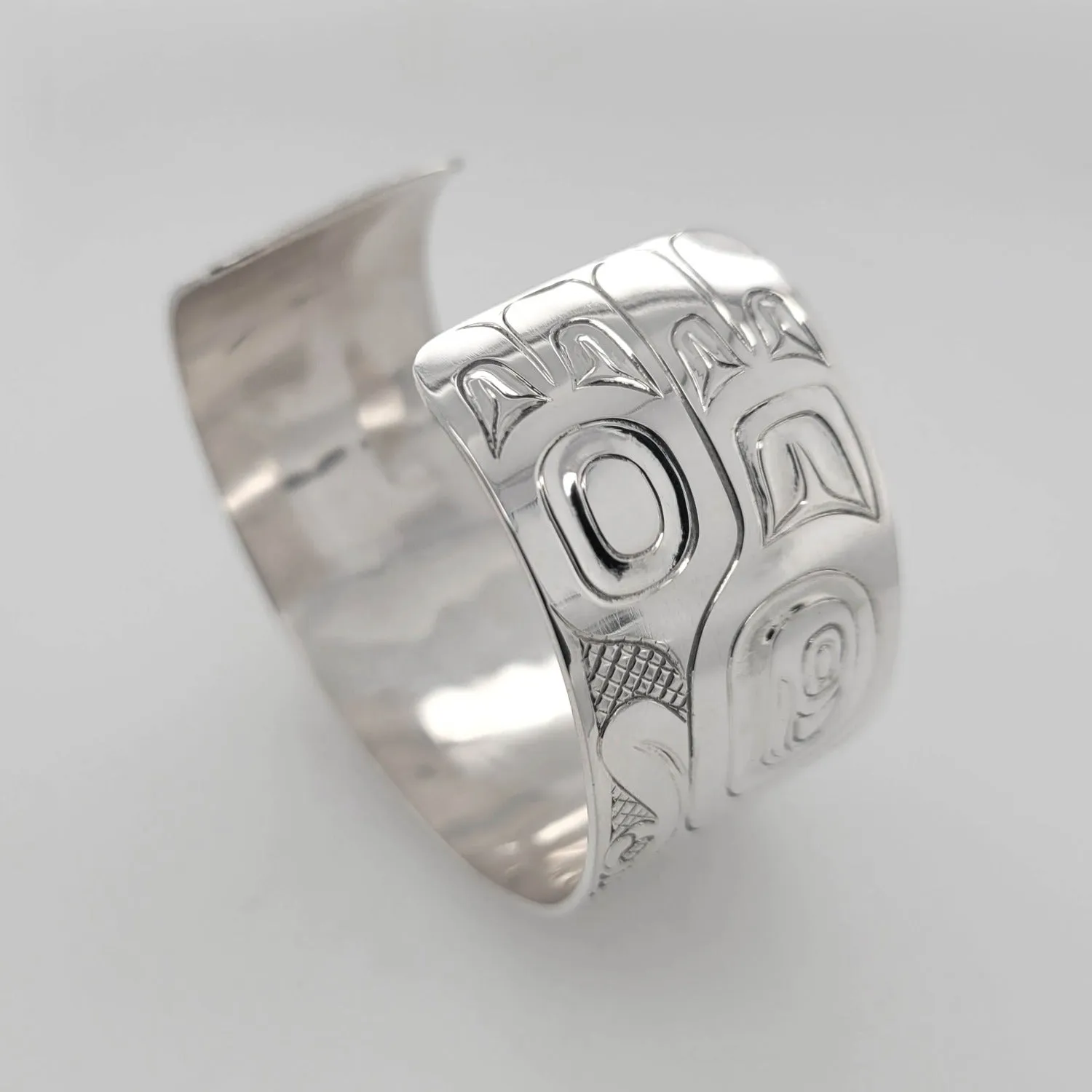 Silver 1" Eagles Bracelet