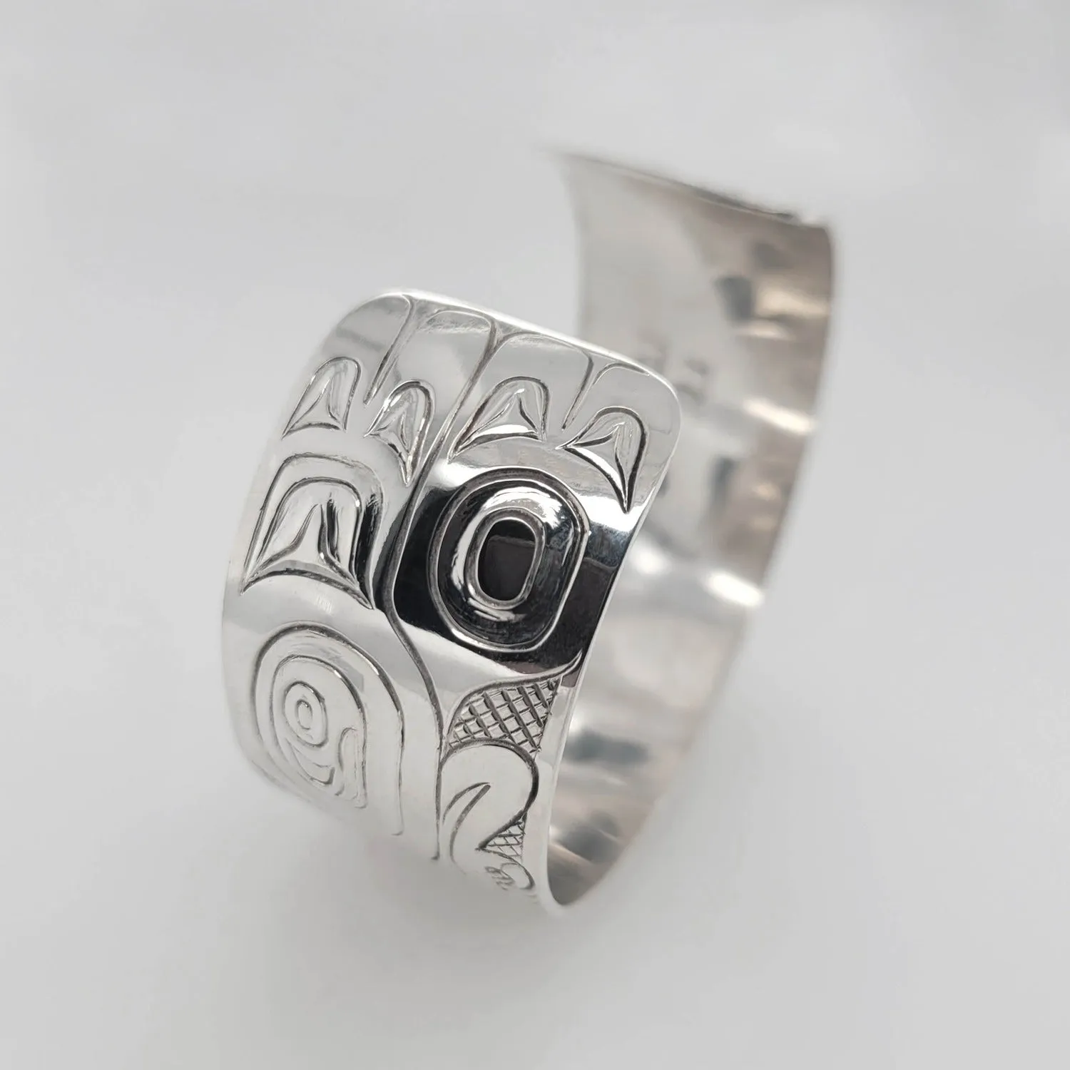 Silver 1" Eagles Bracelet