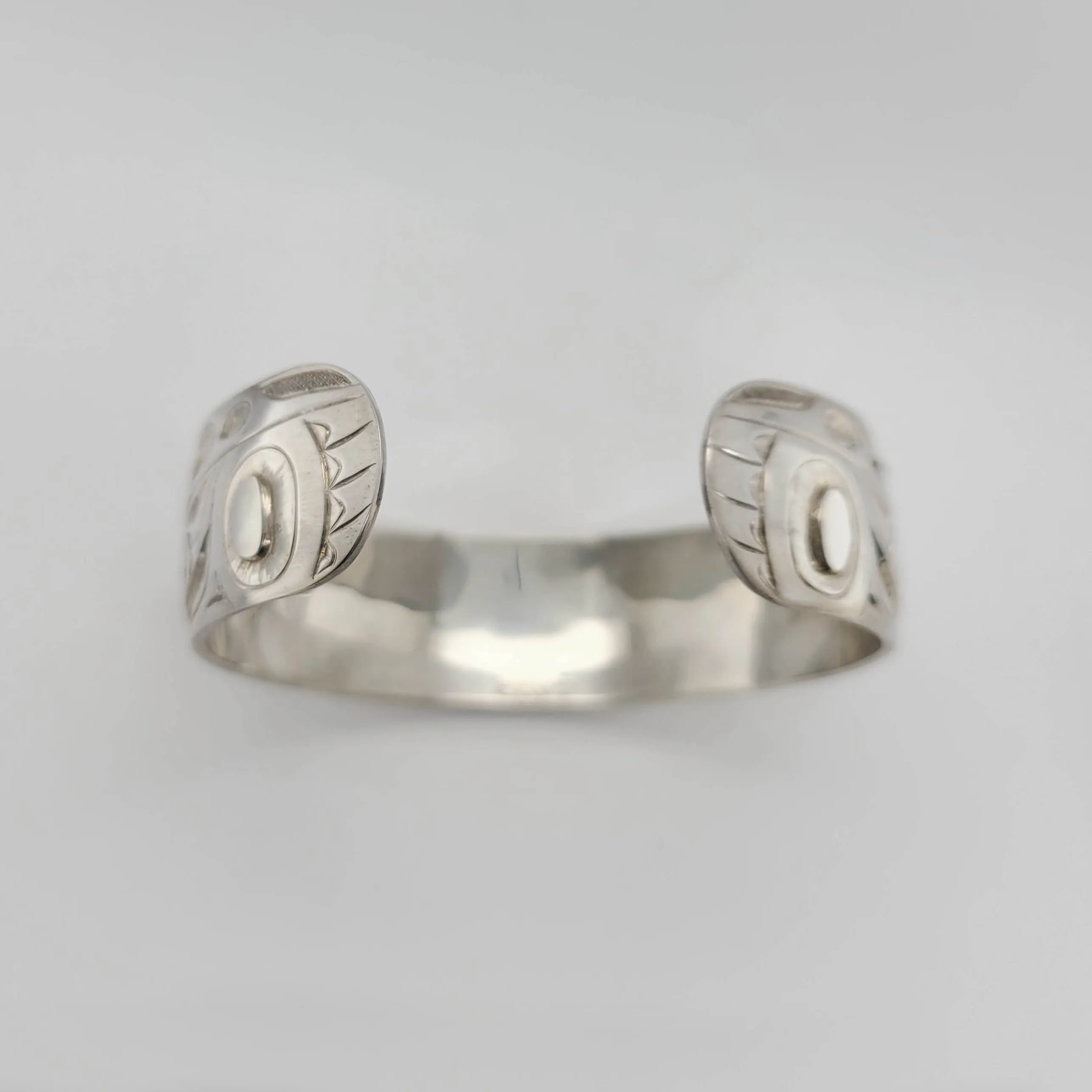 Silver 3/4 inch Eagle Bracelet