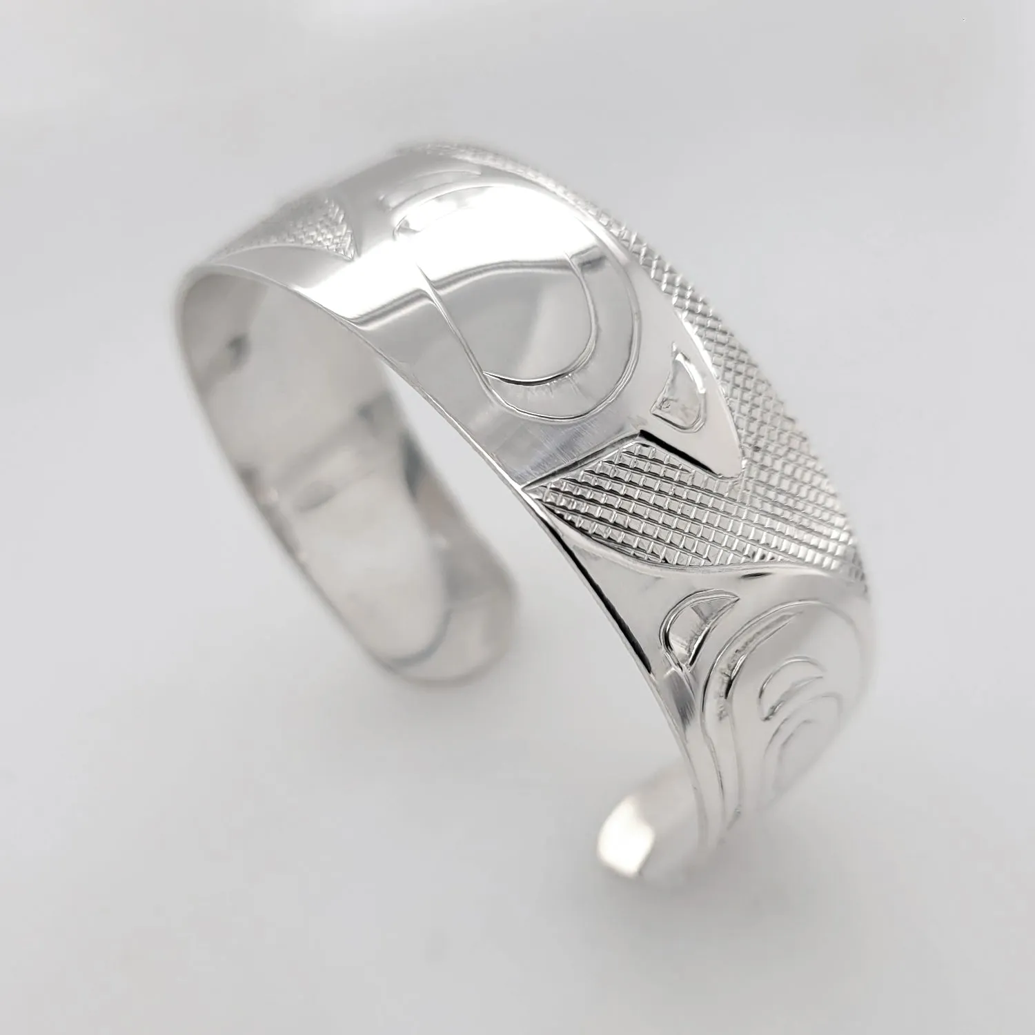 Silver 3/4" Eagle Bracelet