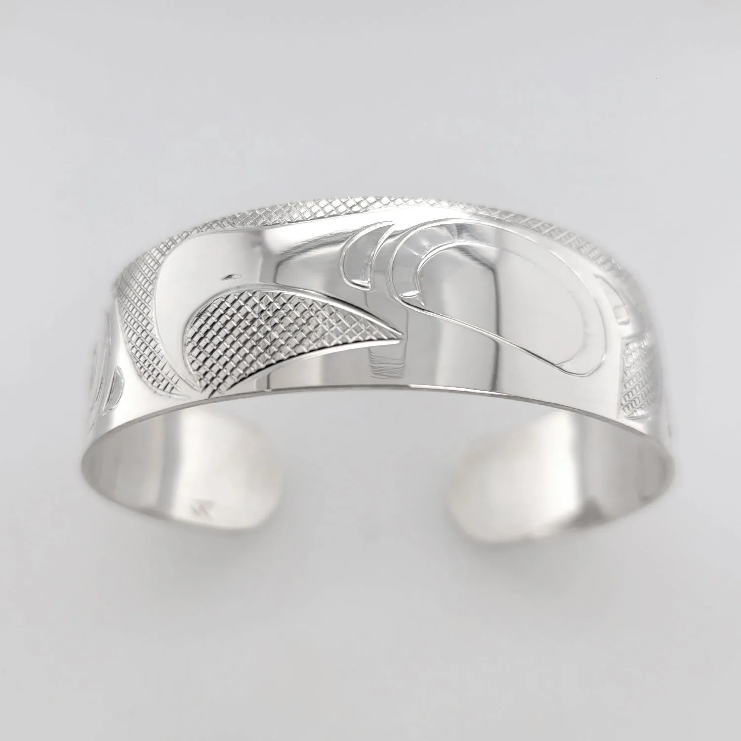 Silver 3/4" Eagle Bracelet