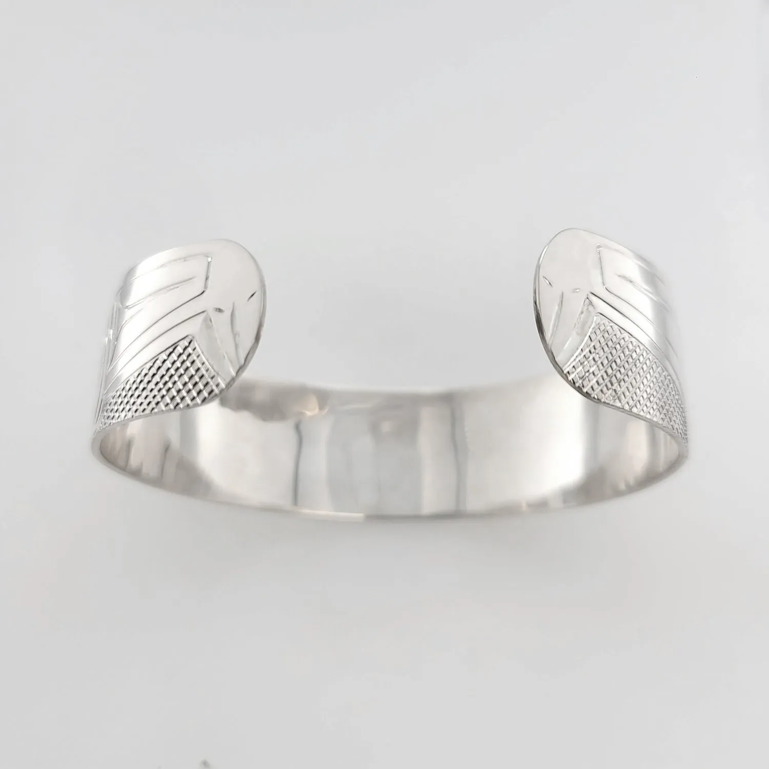 Silver 3/4" Eagle Bracelet