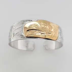 Silver and Gold Eagle Bracelet