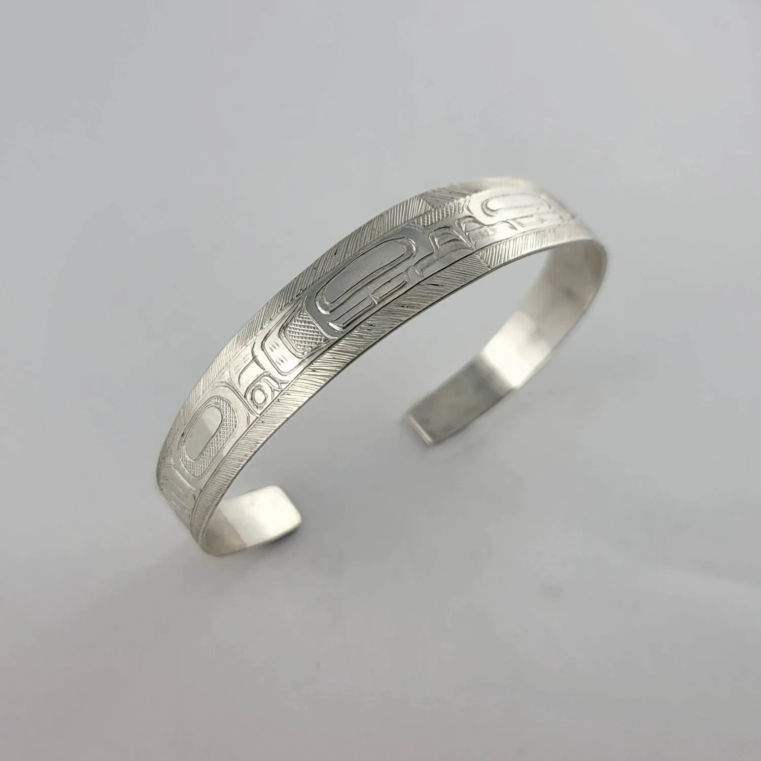 Silver Eagle 1/2 inch Bracelet
