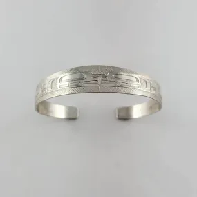 Silver Eagle 1/2 inch Bracelet