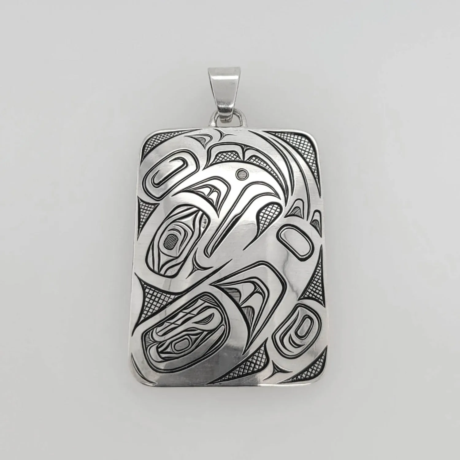 Silver Eagle Transforming Pendant