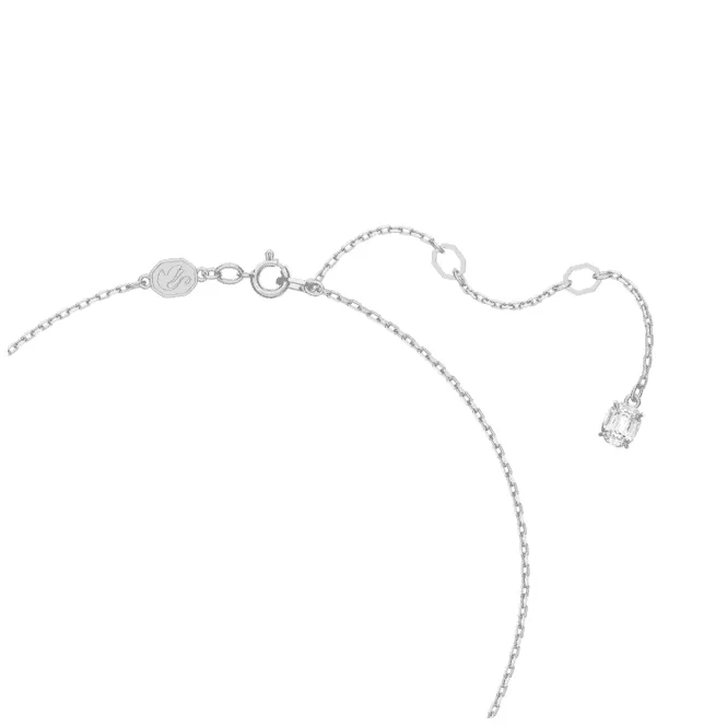 Stilla Round Cut White Rhodium Plated Set 5647663