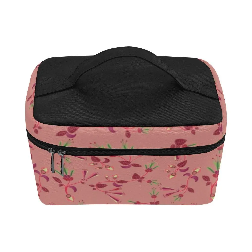 Swift Floral Peach Rouge Remix Cosmetic Bag/Large