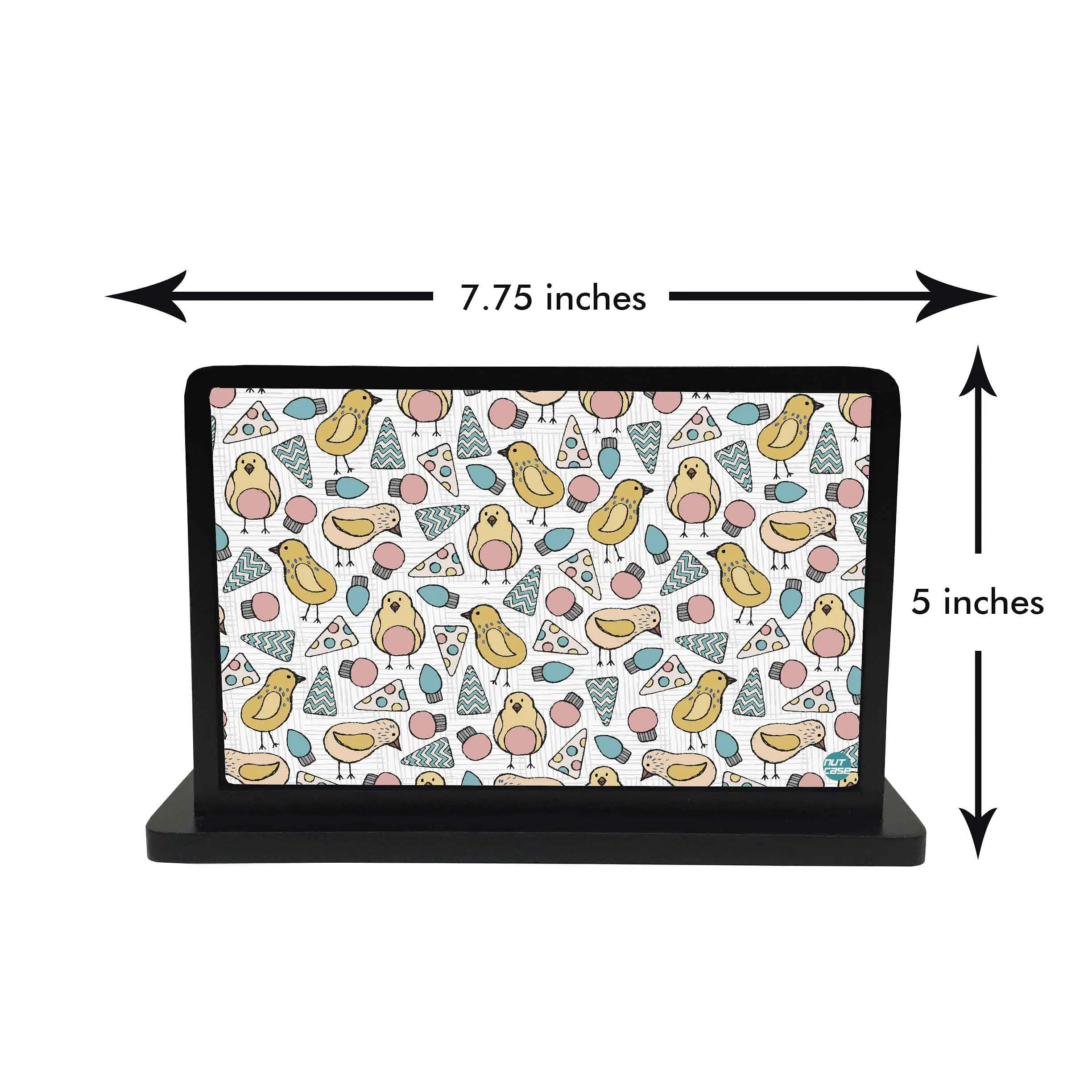 Tissue Holder Paper Napkin Stand -  BIRDS AND LEAVES