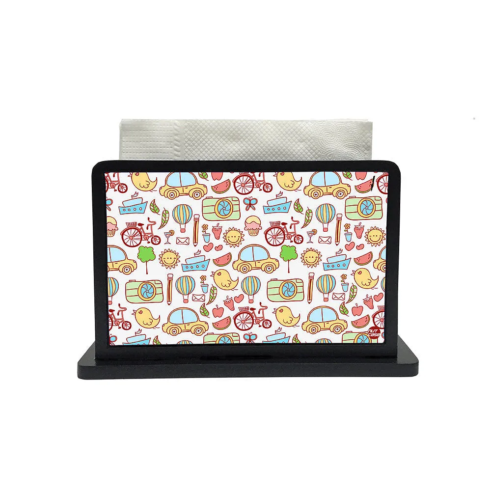 Tissue Holder Paper Napkin Stand - Cute Elephants