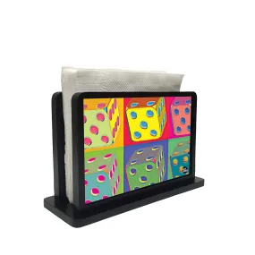Tissue Holder Paper Napkin Stand - Dice