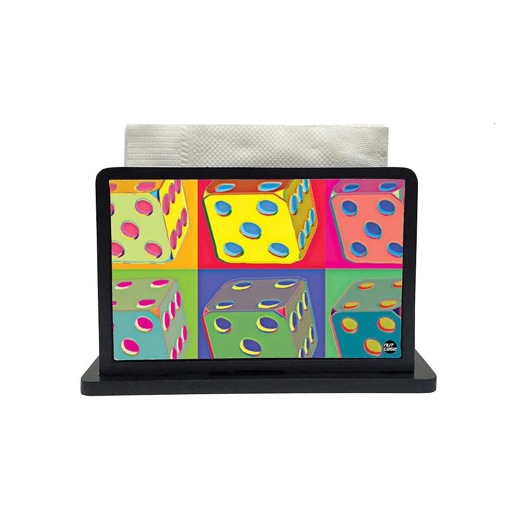 Tissue Holder Paper Napkin Stand - Dice