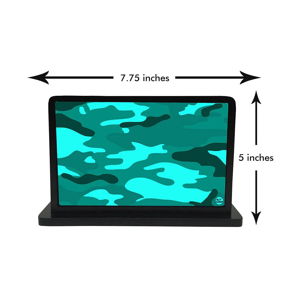 Tissue Holder Paper Napkin Stand - Sea Blue Camo