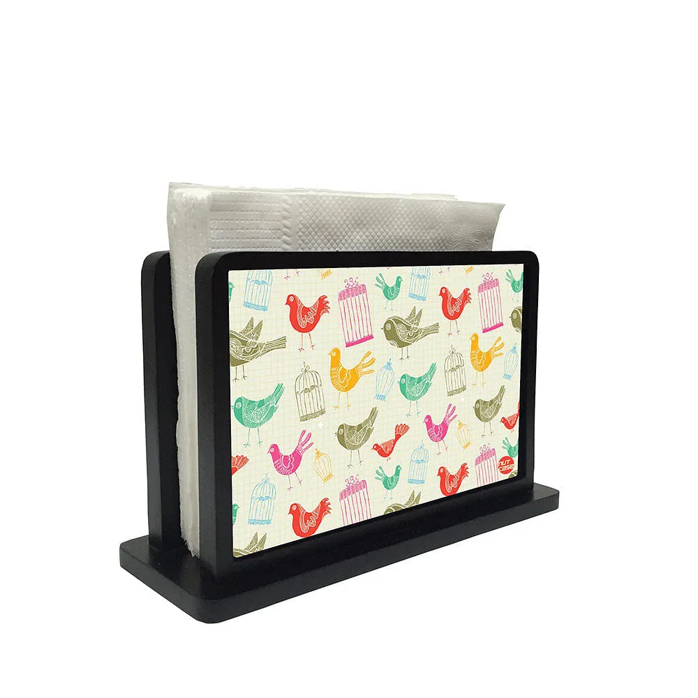 Tissue Holder Paper Napkin Stand - Vintage Bairds