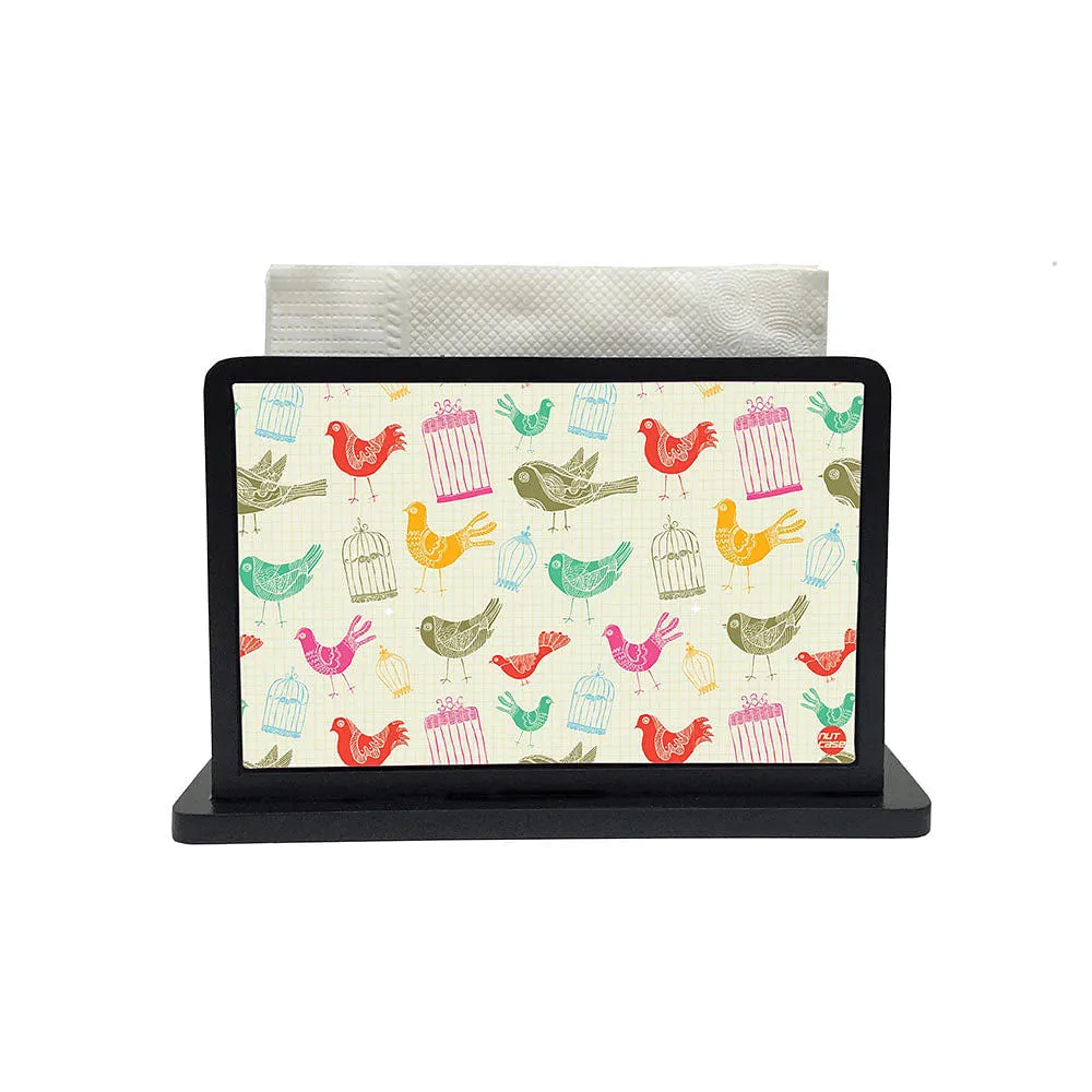 Tissue Holder Paper Napkin Stand - Vintage Bairds